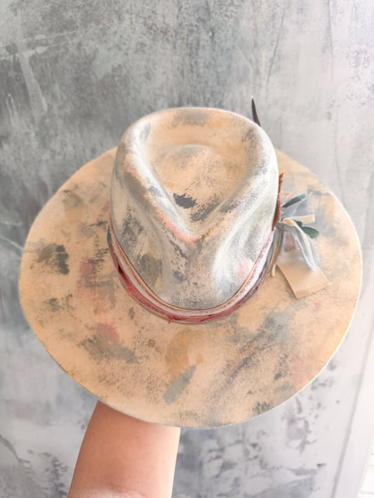 Tab Haines • Hand-formed Fedora •“Free One”