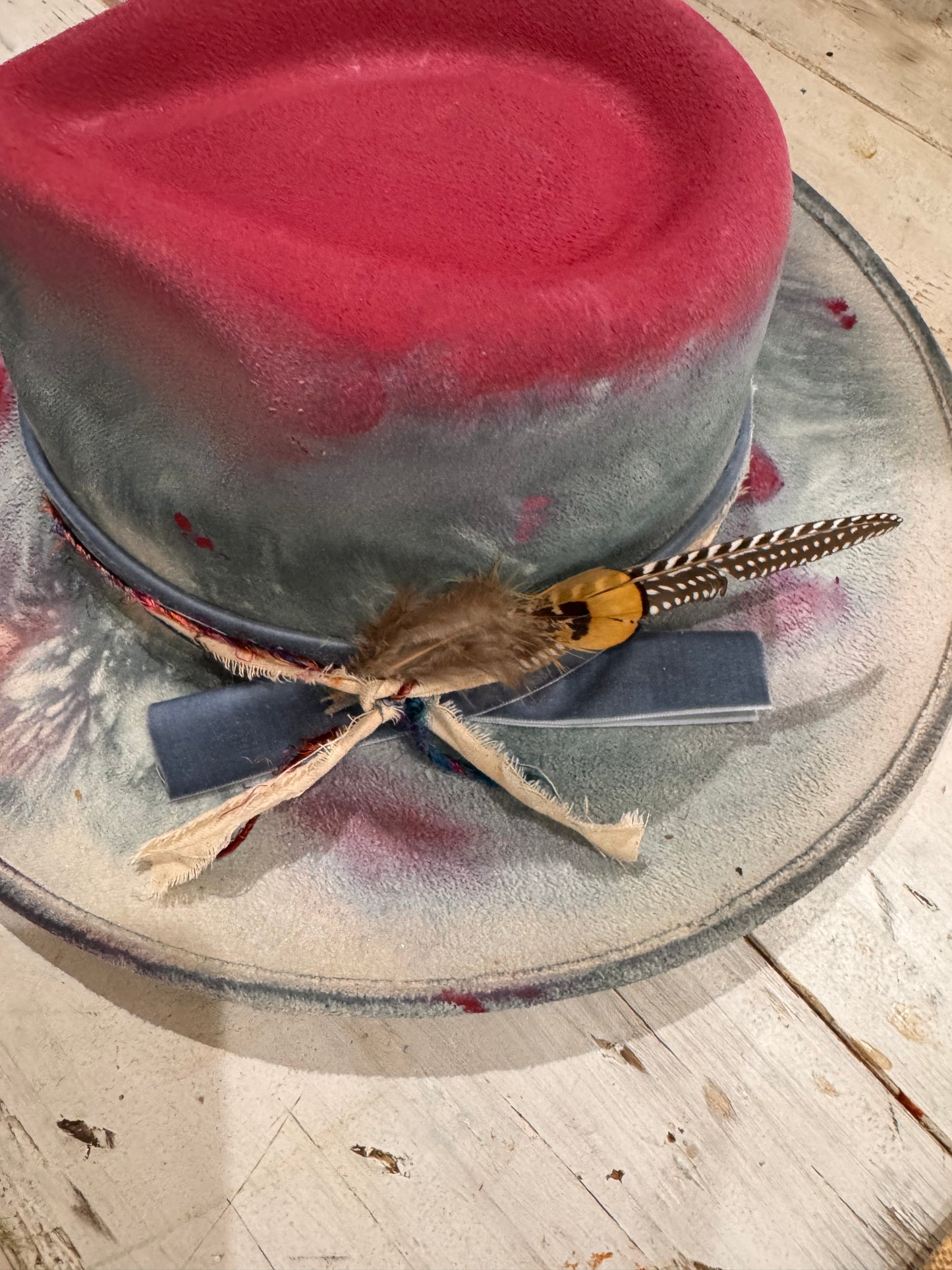 Tab Haines • Handcrafted Fedora • Size Medium • “Heavenly Hurricane”