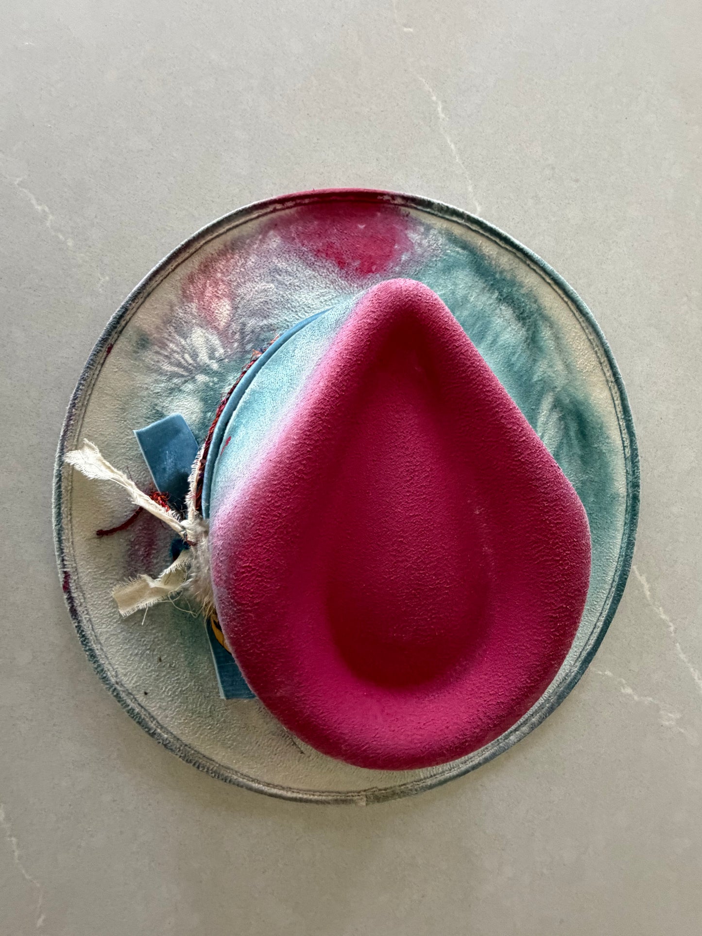 Tab Haines • Handcrafted Fedora • Size Medium • “Heavenly Hurricane”