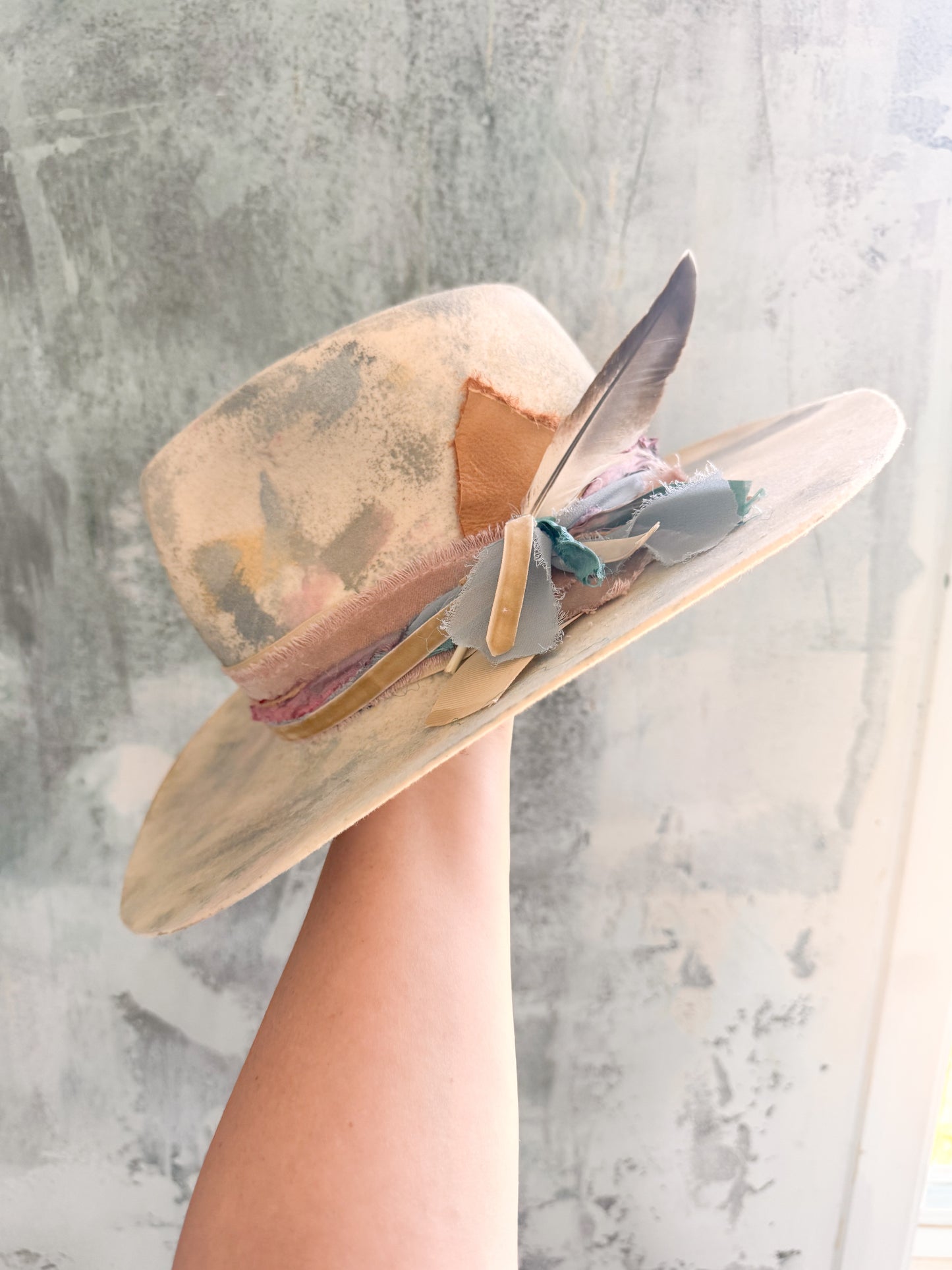 Tab Haines • Hand-formed Fedora •“Free One”
